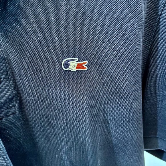 Lacoste France Flag Colors Logo Polo Shirt. - Picture 3 of 5